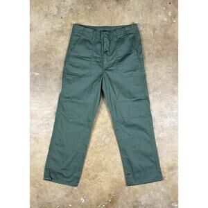 Levi’s Surplus Straight Women’s Utility Pants 31 Olive Green